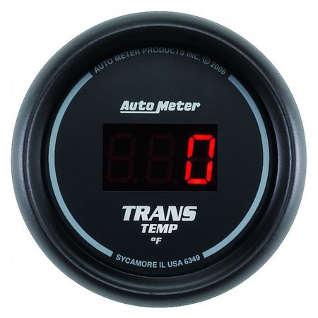 AUTO METER 2-1/16IN TRANS TEMP, 0- 340F, DIGITAL BLACK 6349